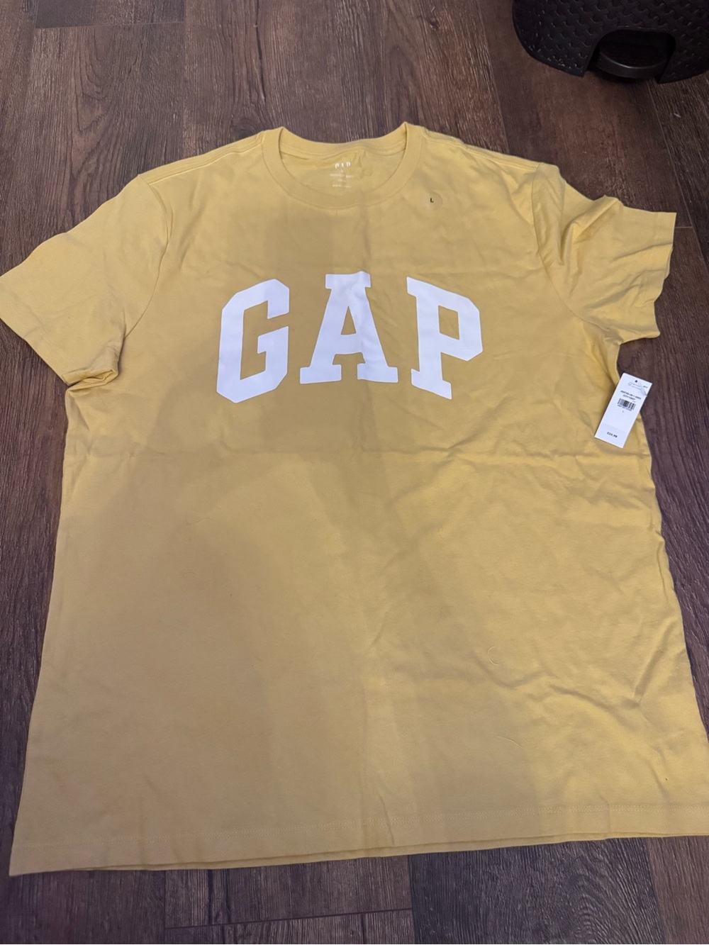GAP Mustard Yellow Logo Tee